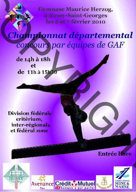Affiche GAF 2010-1